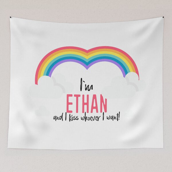 Item preview, Ethan lesbian gay rainbow pride collection designed and sold by Urosek.
