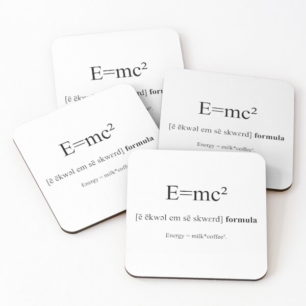 Item preview, E=mc² Definition | Dictionary Collection designed and sold by Designschmiede.