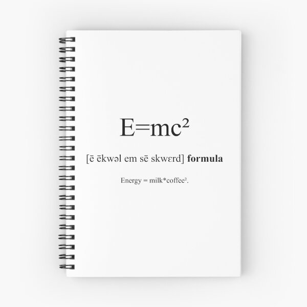 Artikelvorschau, E=mc² (Formel) Definition | Dictionary Collection entworfen und verkauft von Designschmiede.