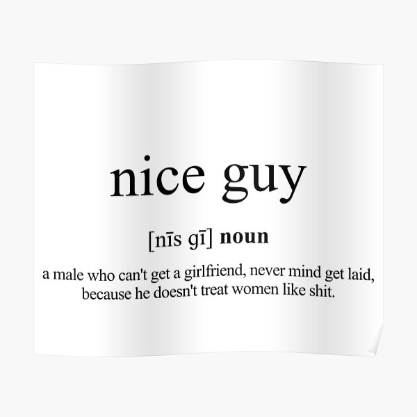 nice-guy-definition-dictionary-collection-poster-by-designschmiede-redbubble