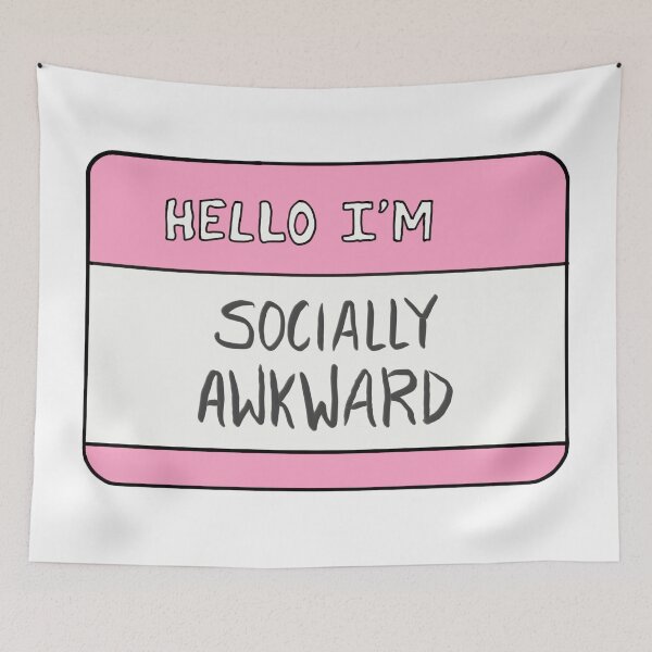 Item preview, Hello I’m socially awkward  designed and sold by Sariah  Keen.