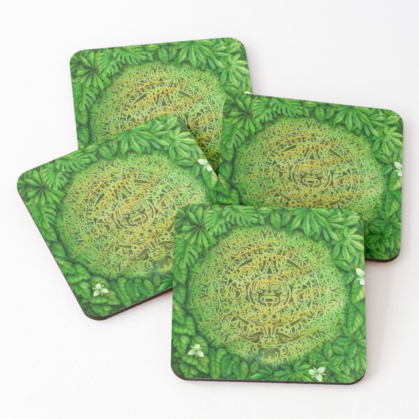 Item preview, Mayan calendar - green jungle airbrushing designed and sold by Designsupremacy.