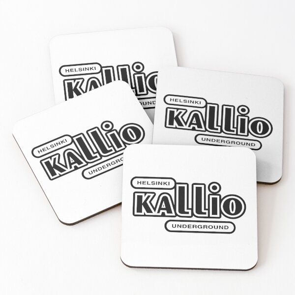Item preview, Helsinki Kallio Underground (musta teksti) designed and sold by futurytmi.