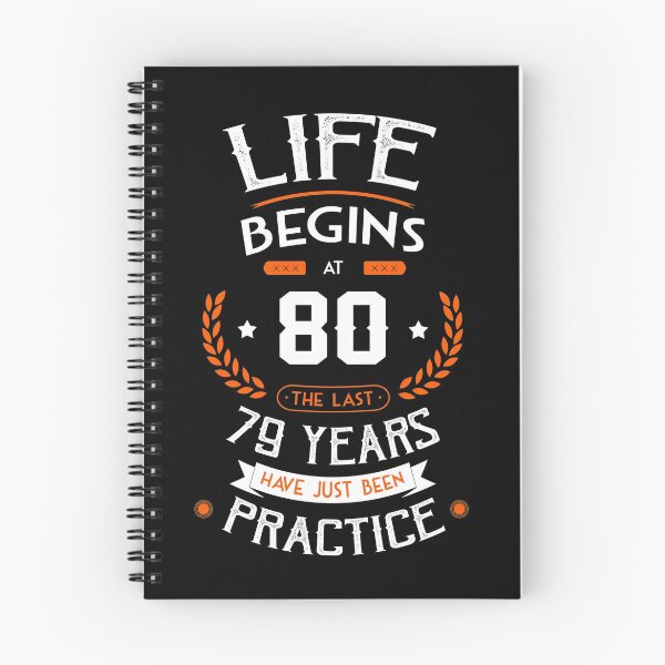 Item preview, 80th birthday gift idea Life Begins at 80 years old Funny Novelty Gift for birthday party present designed and sold by LoveEveryWear.