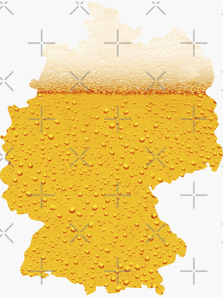 "Germany country funny beer German soccer football" Sticker by
