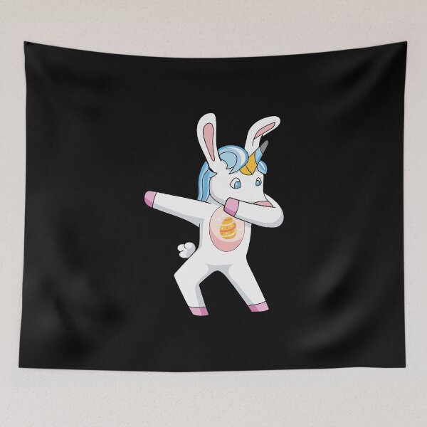 Item preview, Magical Dabbing Easter Unicorn Bunny designed and sold by IceNiceIce.