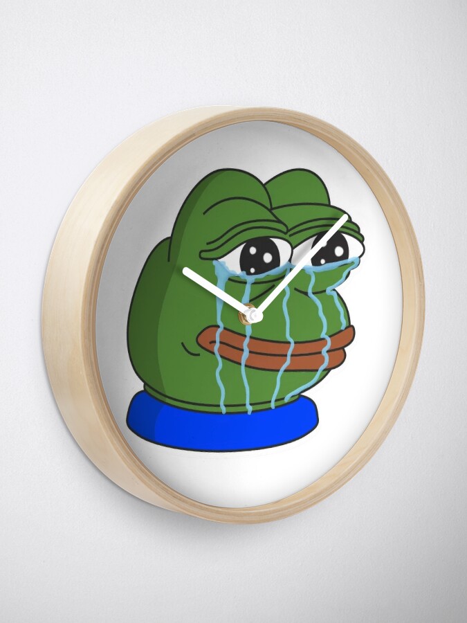 Pepega High Quality Emote Clock for Sale by OldDannyBrown