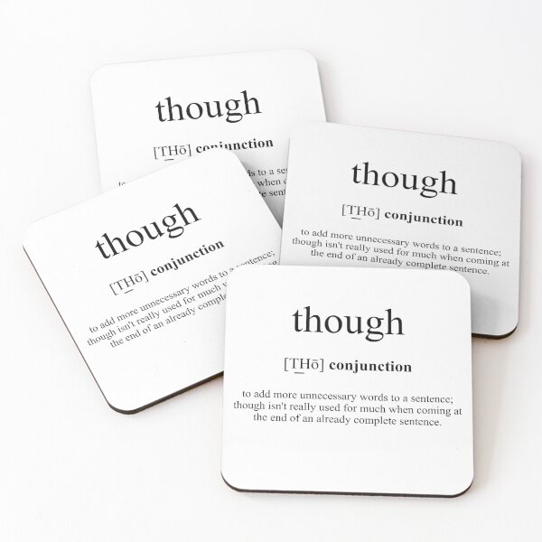 Item preview, Though Definition | Dictionary Collection designed and sold by Designschmiede.