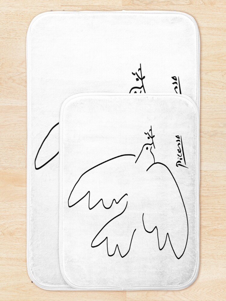 Alternate view of Picasso - Dove of peace Bath Mat