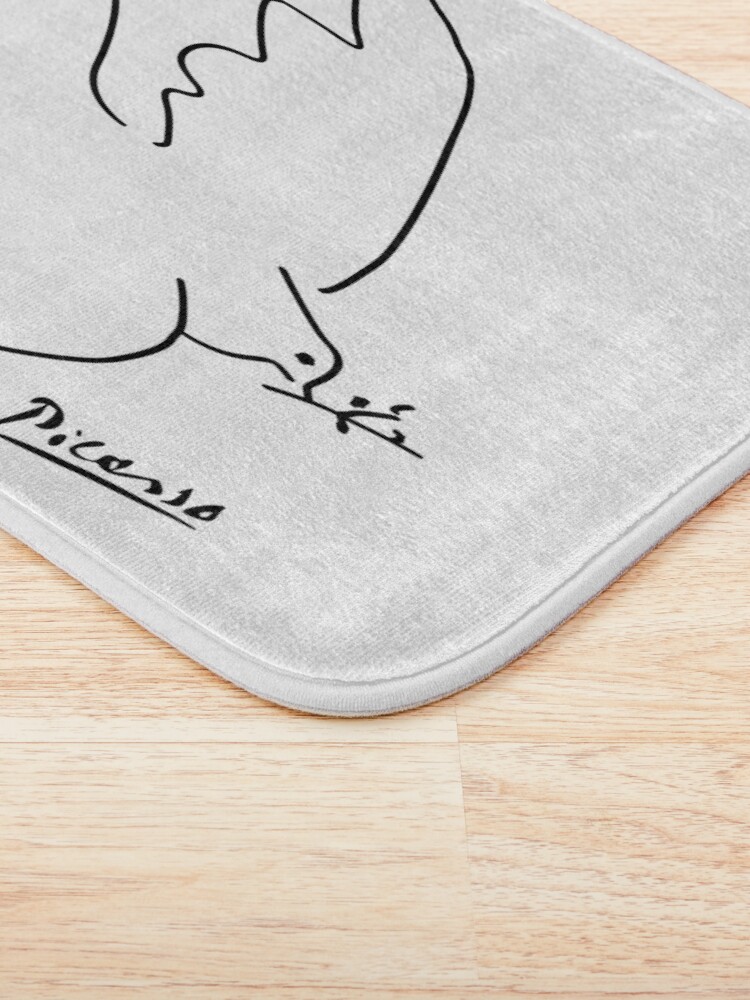 Alternate view of Picasso - Dove of peace Bath Mat