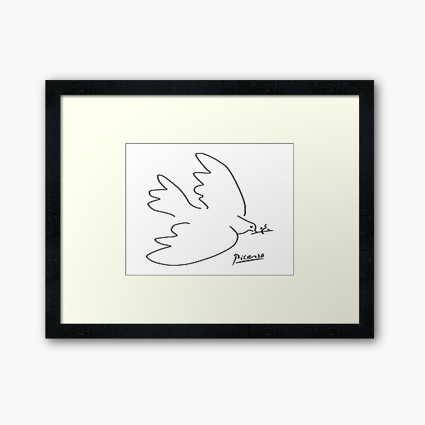 Picasso - Dove of peace Framed Art Print