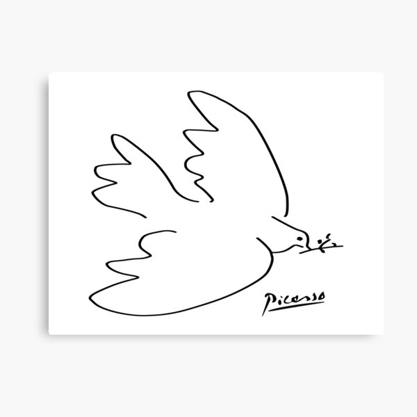 Picasso - Dove of peace Canvas Print