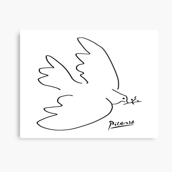 Picasso - Dove of peace Metal Print