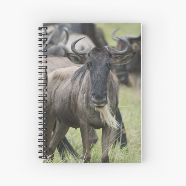 Wildebeest Spiral Notebook