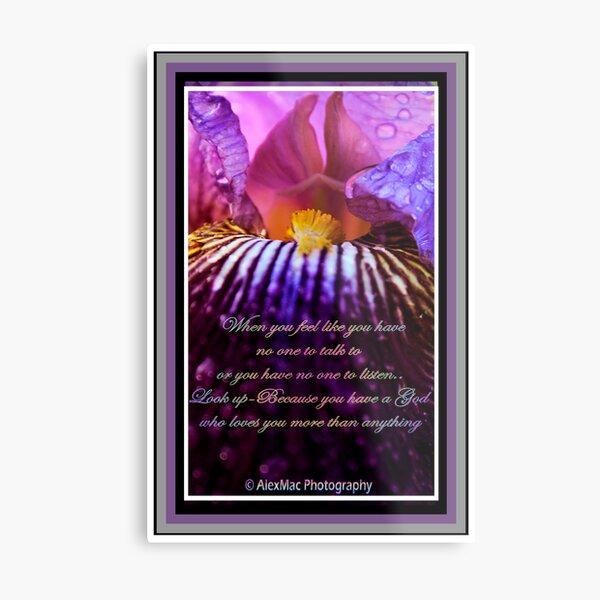 look up Metal Print