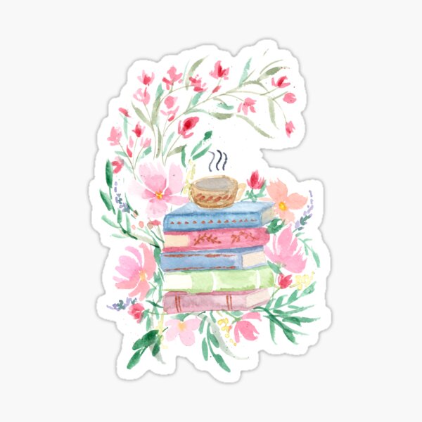 Artikel-Vorschau von Aquarellbücher mit Blumen, designt und verkauft von Harpley Design Studio.
