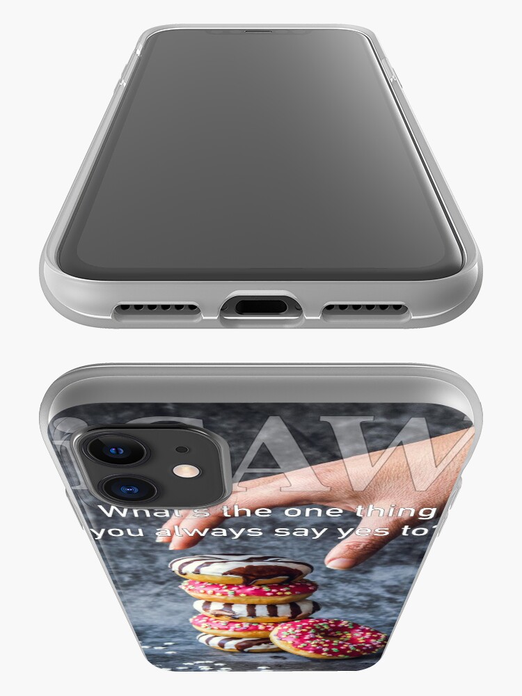 Alternate view of What's The One Thing You Always Say Yes To iPhone Case & Cover