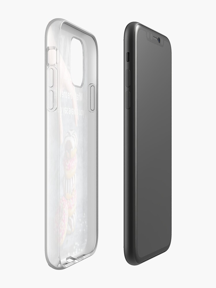 Alternate view of What's The One Thing You Always Say Yes To iPhone Case & Cover