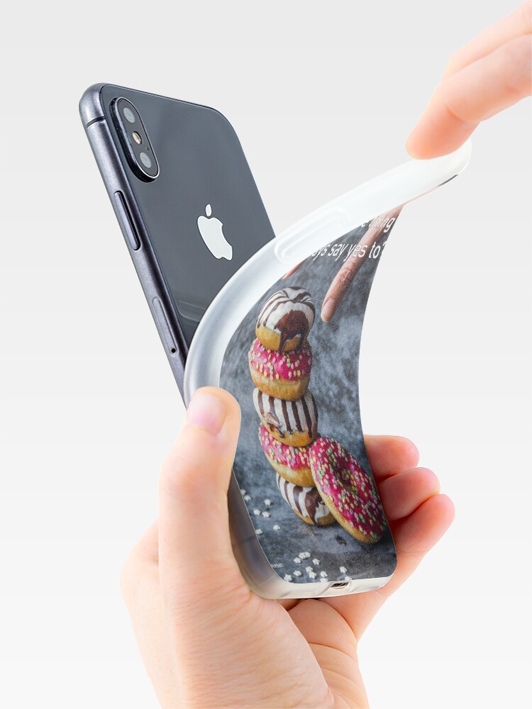 Alternate view of What's The One Thing You Always Say Yes To iPhone Case & Cover