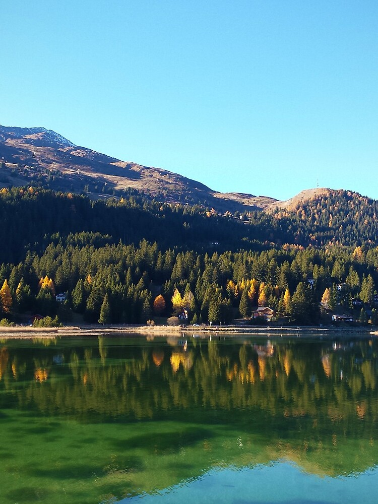 Heidsee, Valbella / Lenzerheide, Stätzerhorn von graubuendner