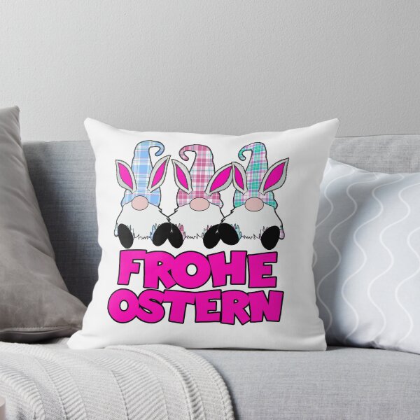 Artikel-Vorschau von Frohe Ostern, Ostern-Gnomen-Pastellfrühlings-Häschen-Ohr-Kaninchen-niedliches Pastellplaid, designt und verkauft von funnytshirtemp.