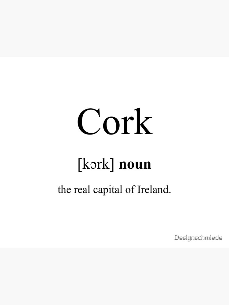 "Cork Definition Dictionary Collection" Poster by Designschmiede