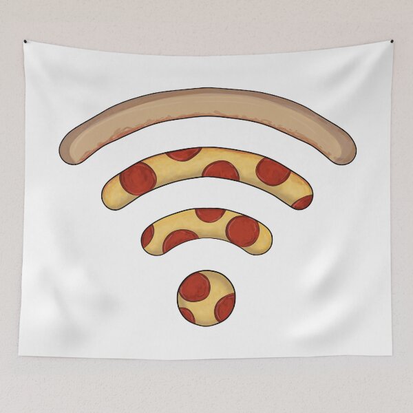 Item preview, Pizza Wi-Fi designed and sold by FMCreations.