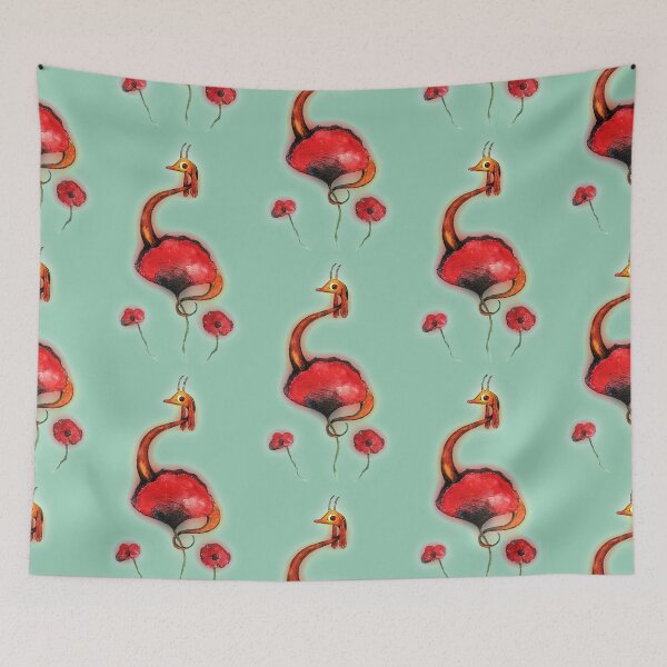 Item preview, Poppy Dragon designed and sold by HanKlaArt.