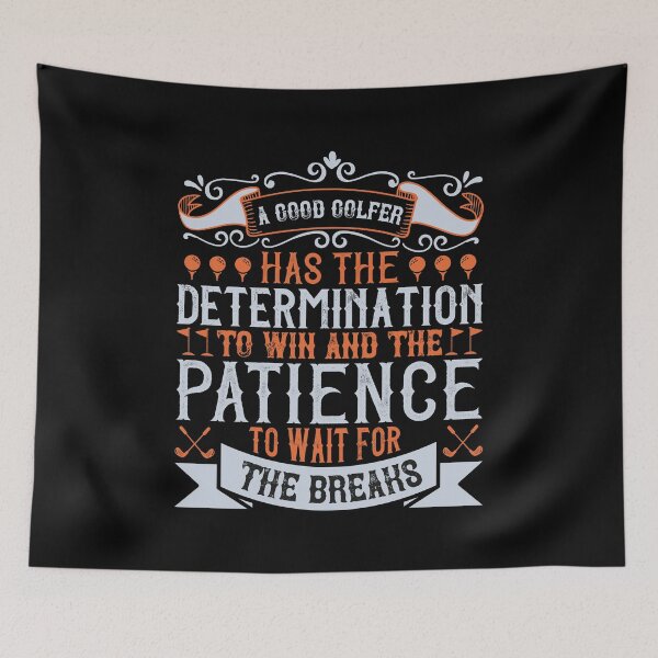 Item preview, A Good Golfer has Determination and Patience designed and sold by MonkeyBusinessC.