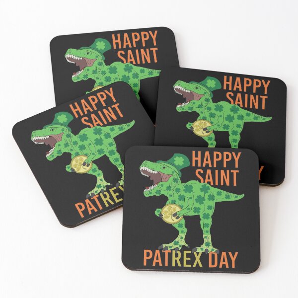 Item preview, Happy Saint Patrex Day Dinosaur Rex Leprechaun St. Patrick's Day designed and sold by Martina Mladenova.