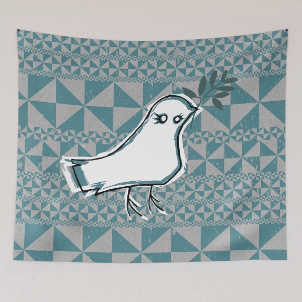 Item preview, Peace (Blue) designed and sold by TheChicken.