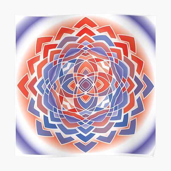 red and blue makes.... Poster