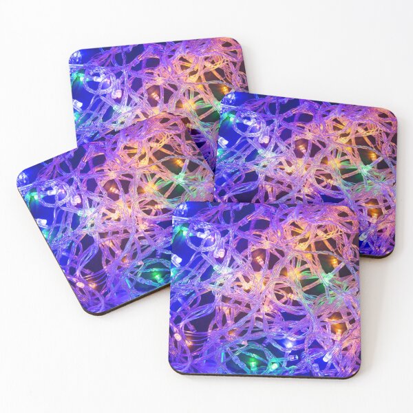 Item preview, Colorful Christmas lights with wires designed and sold by NerdySherds.