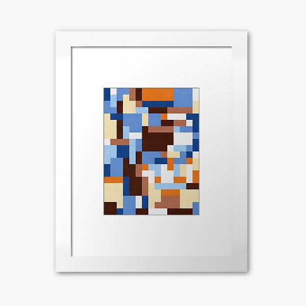 Sky Blue Framed Art Print