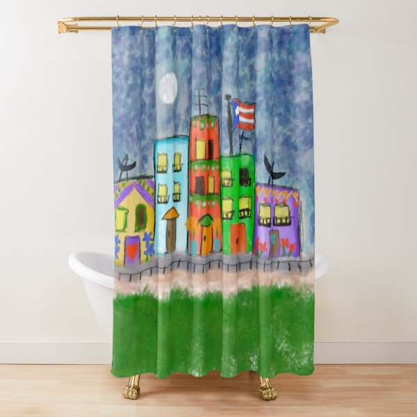 Puerto Rico Shower Curtains Redbubble