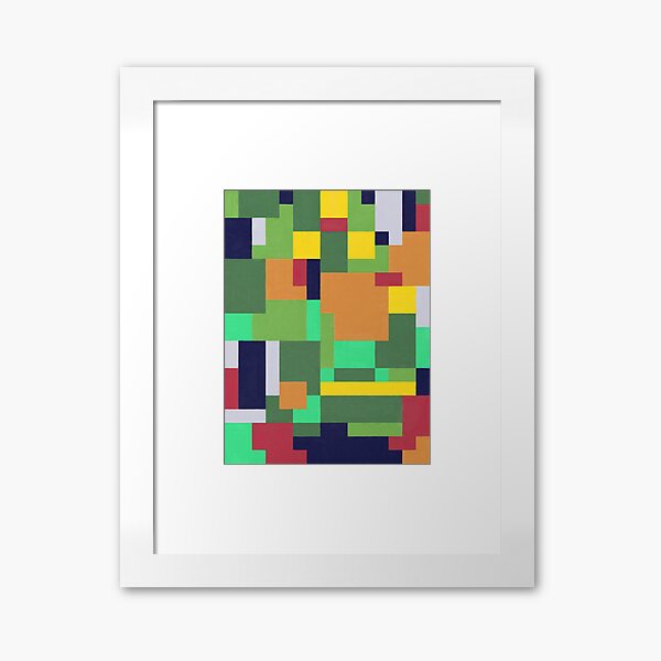Olive Green Framed Art Print