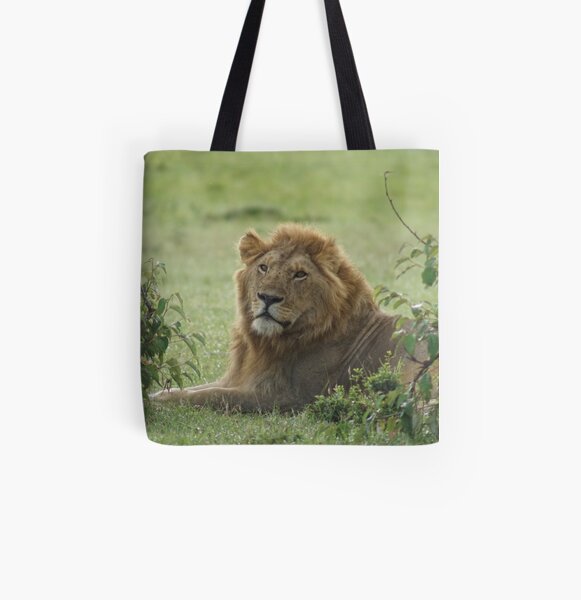 A male lion All Over Print Tote Bag