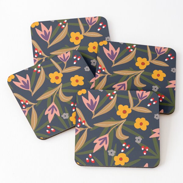 Item preview, Midnight florals designed and sold by Gkumar-design.