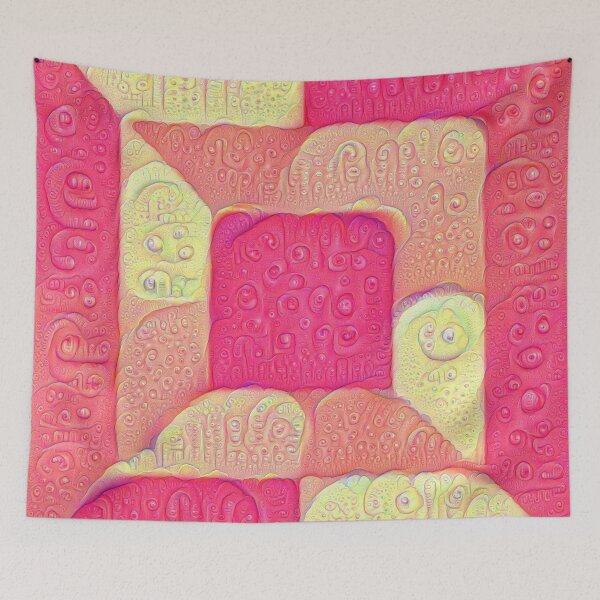 Item preview, DeepDream Color Squares Visual Areas 5x5K v16 designed and sold by blackhalt.