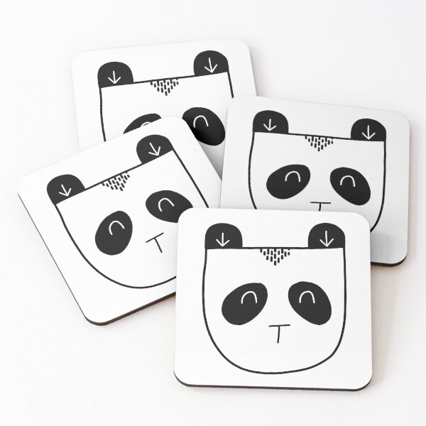 Item preview, panda bear black design designed and sold by PumpkinsPickles.
