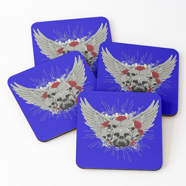 Item preview, Wings, roses and skulls designed and sold by TinoThreads.