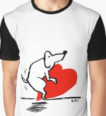 Camiseta gráfica Hamor Negro