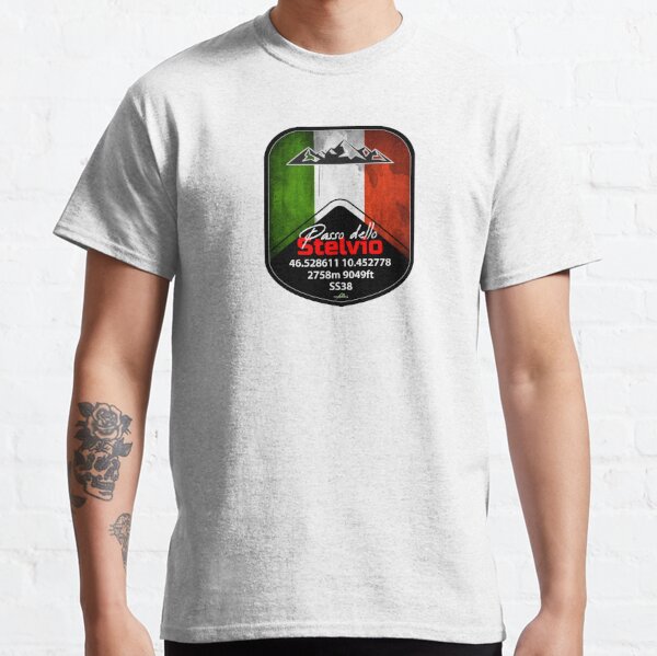Col du Stelvio - Autocollant et T-shirt Passo Dello Stelvio Italie Italie T-shirt classique