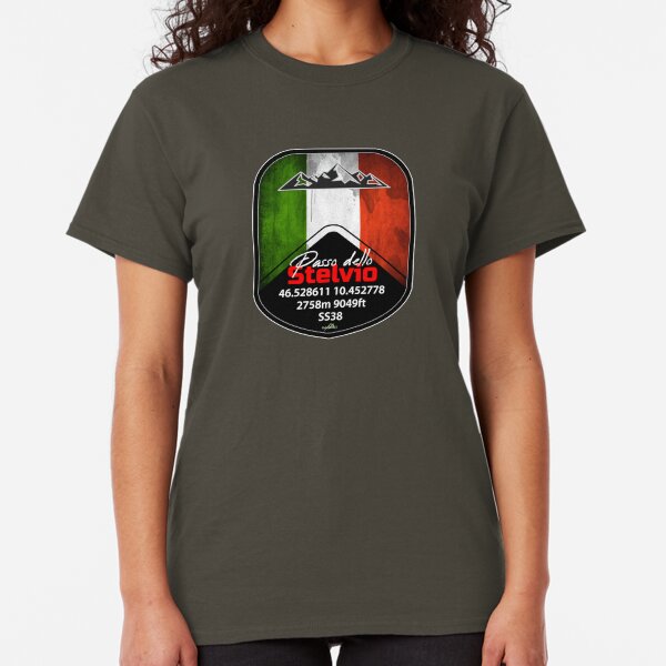 Stelvio Pass - Passo Dello Stelvio Sticker & T Shirt Italy Italia Classic T-Shirt