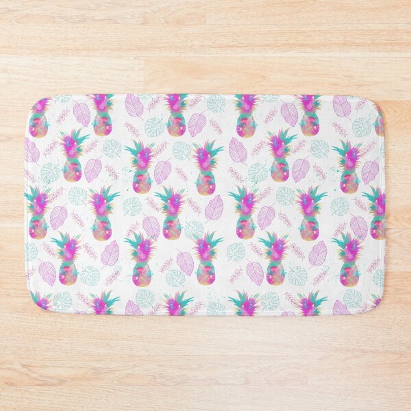Item preview, Multicolored watercolor pineapple and foliage designed and sold by Stefy  Artiste.