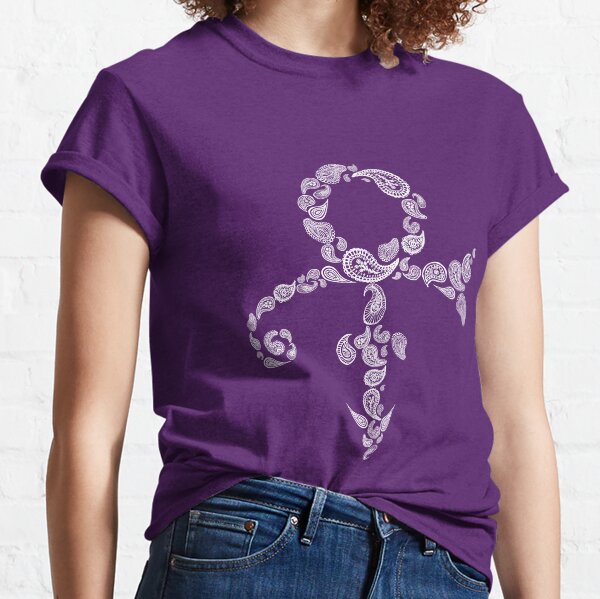 Purple Paisley Classic T-Shirt