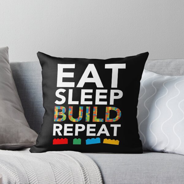 Item preview,  Eat Sleep Build Repeat Building Blocks Bricks Master Builder designed and sold by JukeLox.
