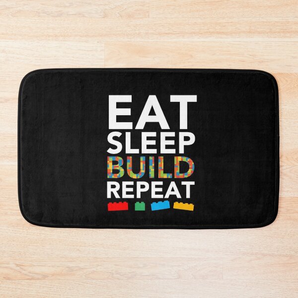 Item preview,  Eat Sleep Build Repeat Building Blocks Bricks Master Builder designed and sold by JukeLox.