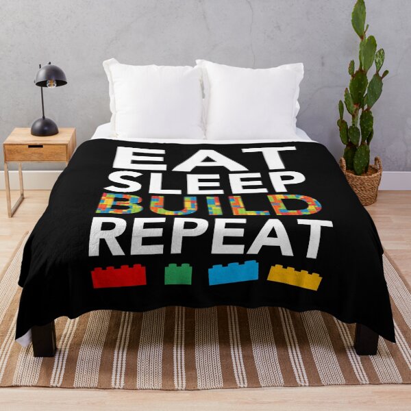 Item preview,  Eat Sleep Build Repeat Building Blocks Bricks Master Builder designed and sold by JukeLox.