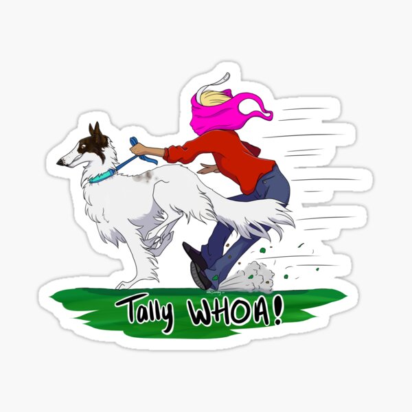 Tally WHOA! - Spotted Brindle Sticker